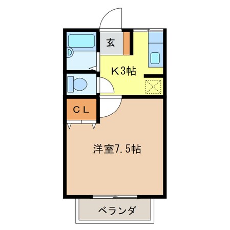 シティハイムビアンカの物件間取画像